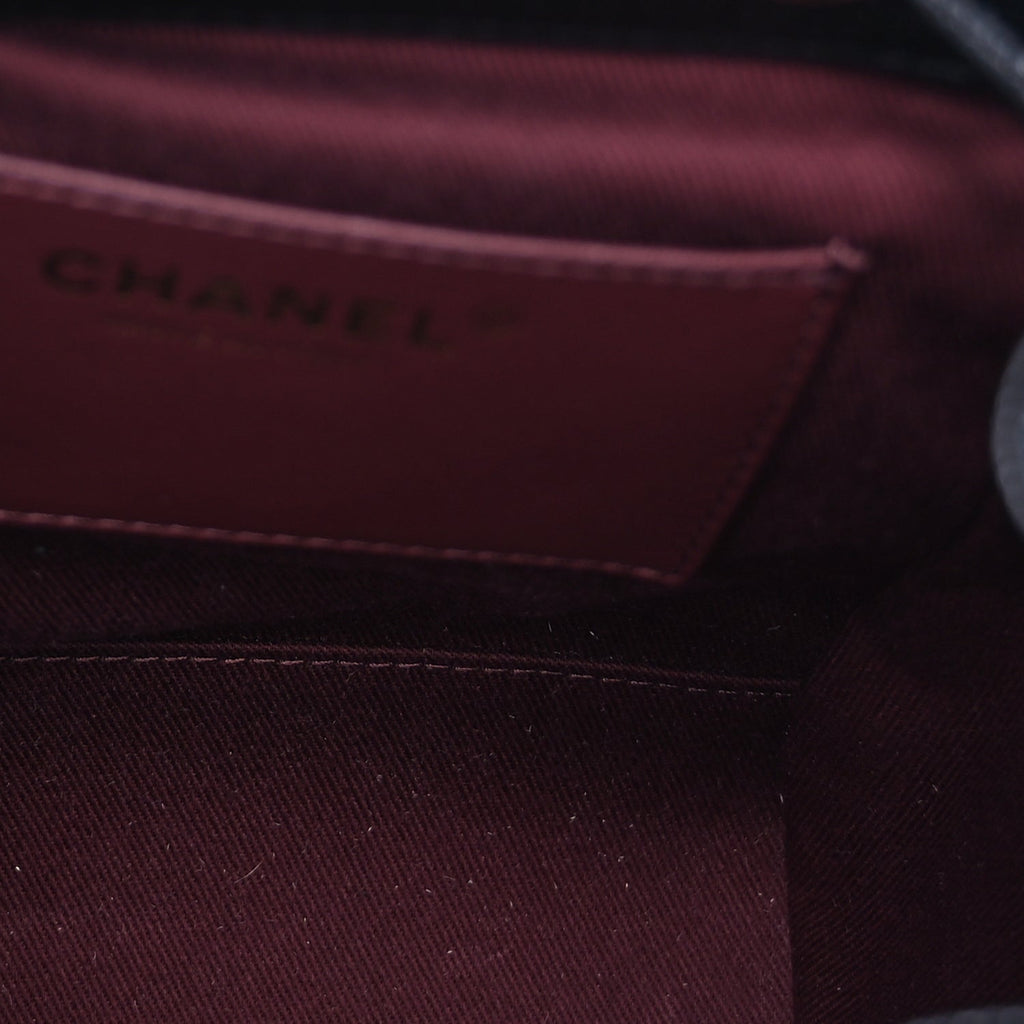 Chanel Caviar Quilted Mini Business Affinity Backpack  Black