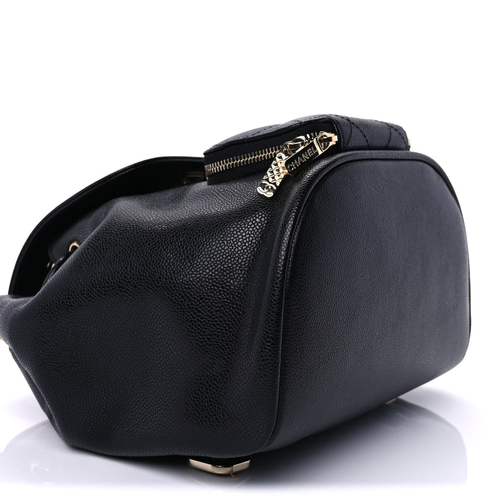 Chanel Caviar Quilted Mini Business Affinity Backpack  Black