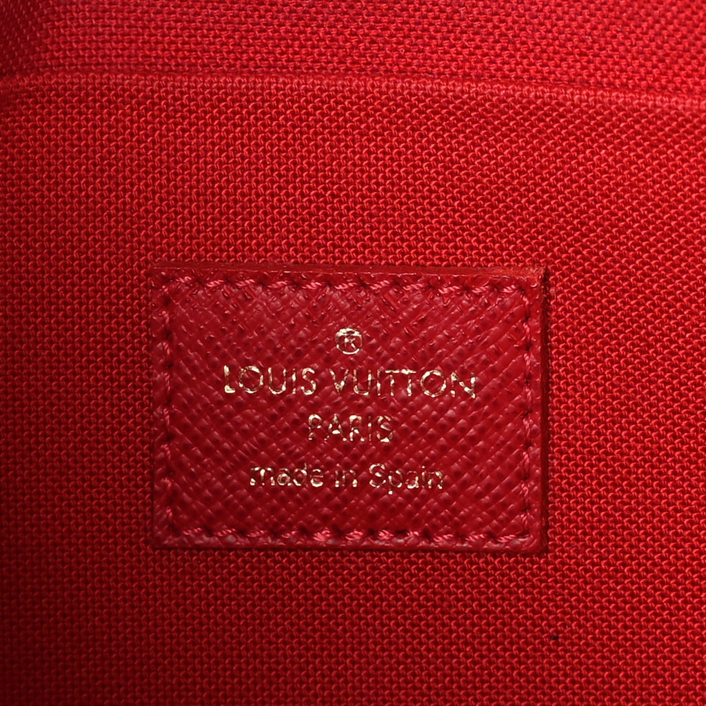 Louis Vuitton Damier Ebene Pochette Felicie Chain Wallet