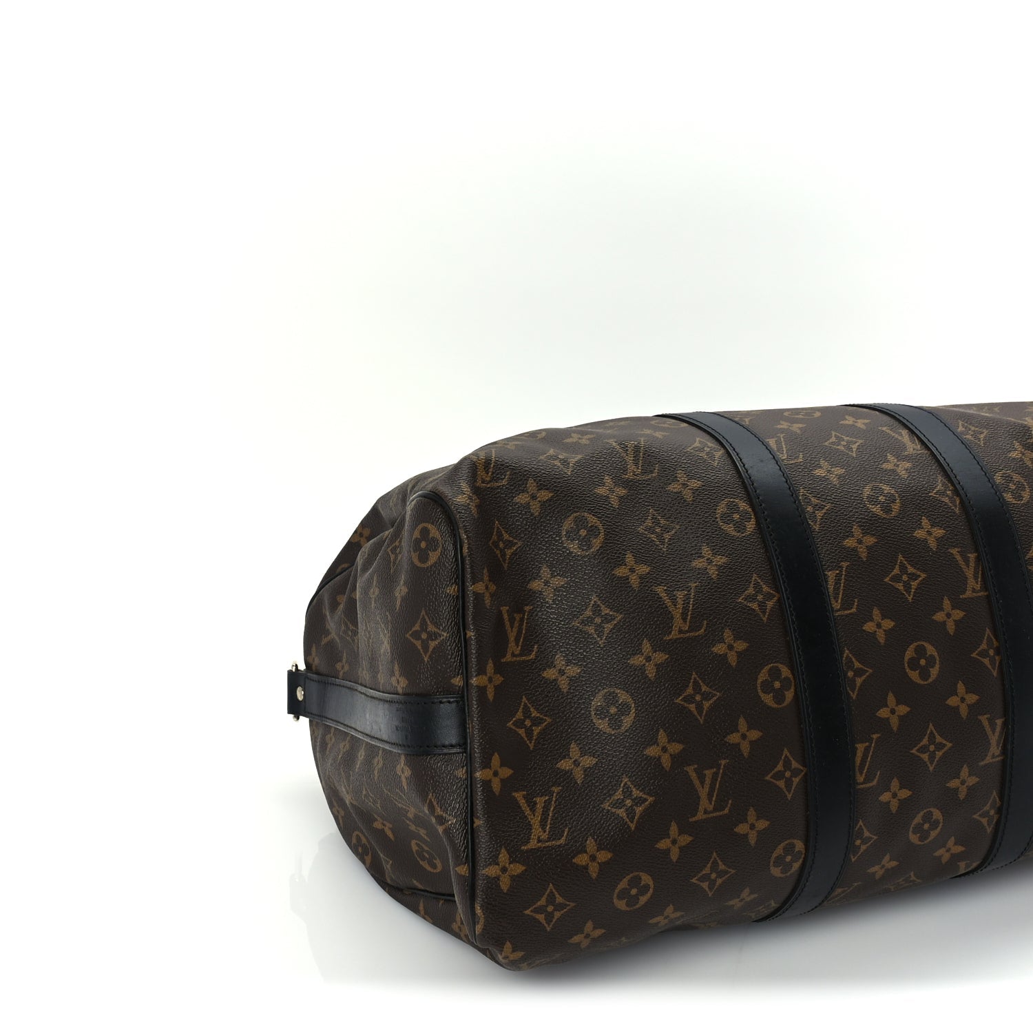 Louis Vuitton Monogram Macassar Keepall Bandouliere 45 Black