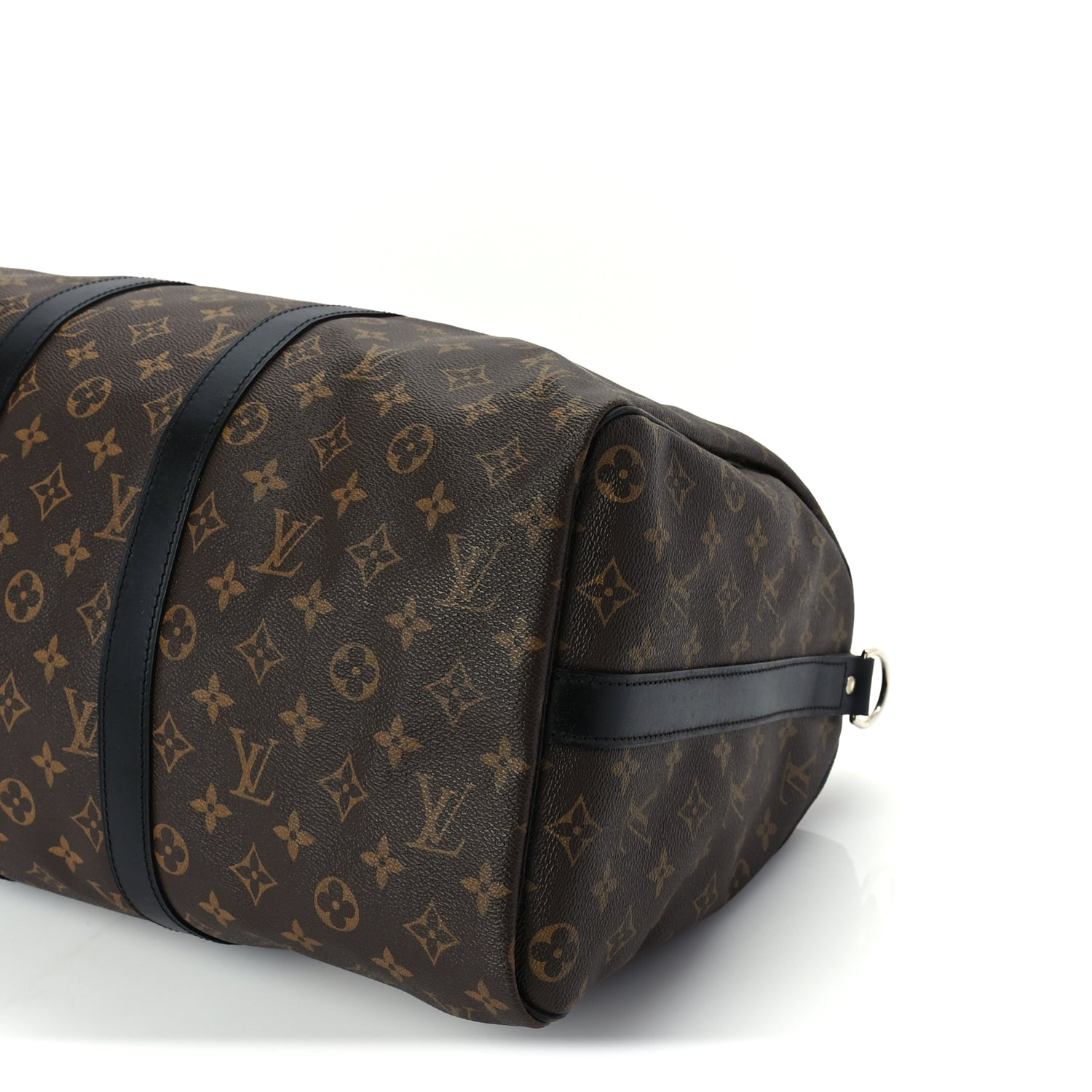 Louis Vuitton Monogram Macassar Keepall Bandouliere 45 Black