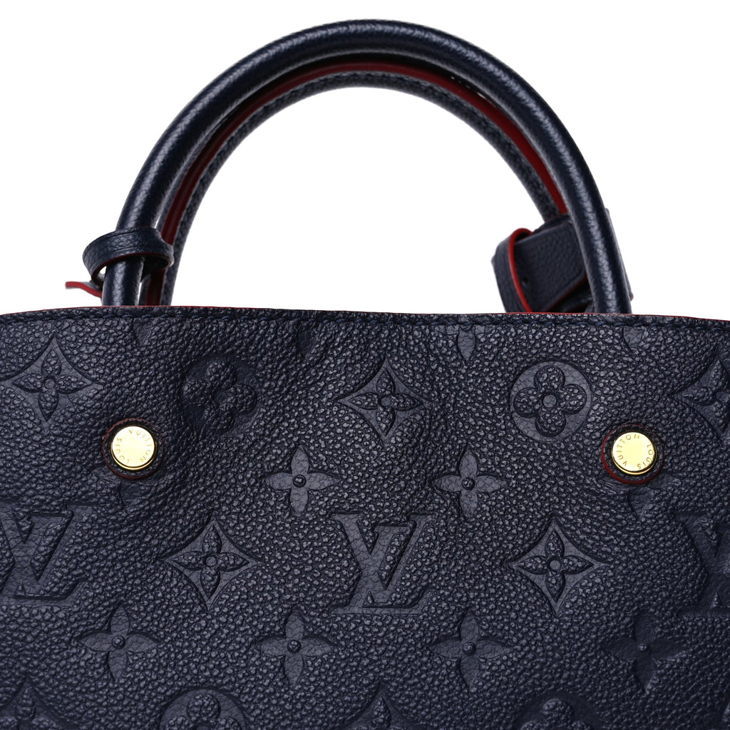 Louis Vuitton Empreinte Montaigne BB Marine Rouge