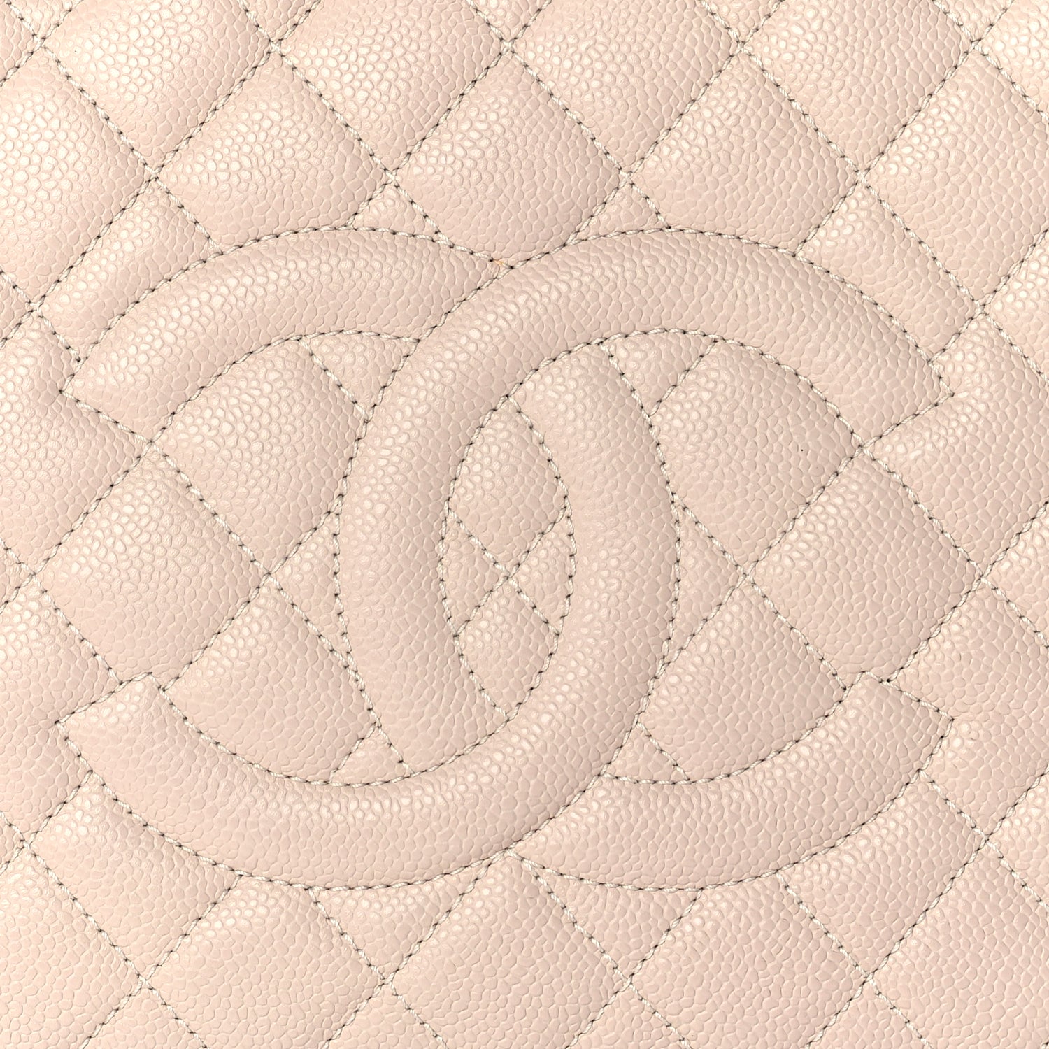 Chanel Caviar Quilted Grand Shopping Tote GST Light Pink
