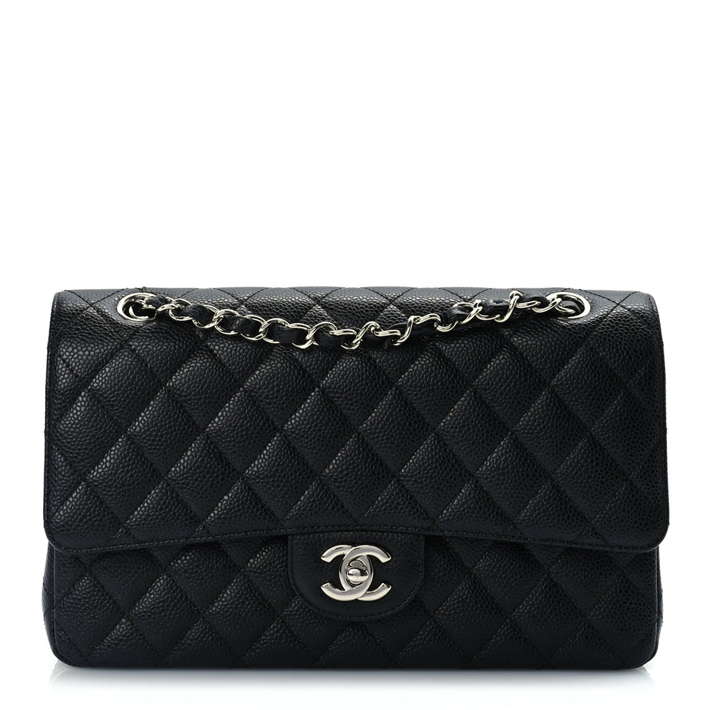 Chanel Caviar Quilted Medium Double Flap Black