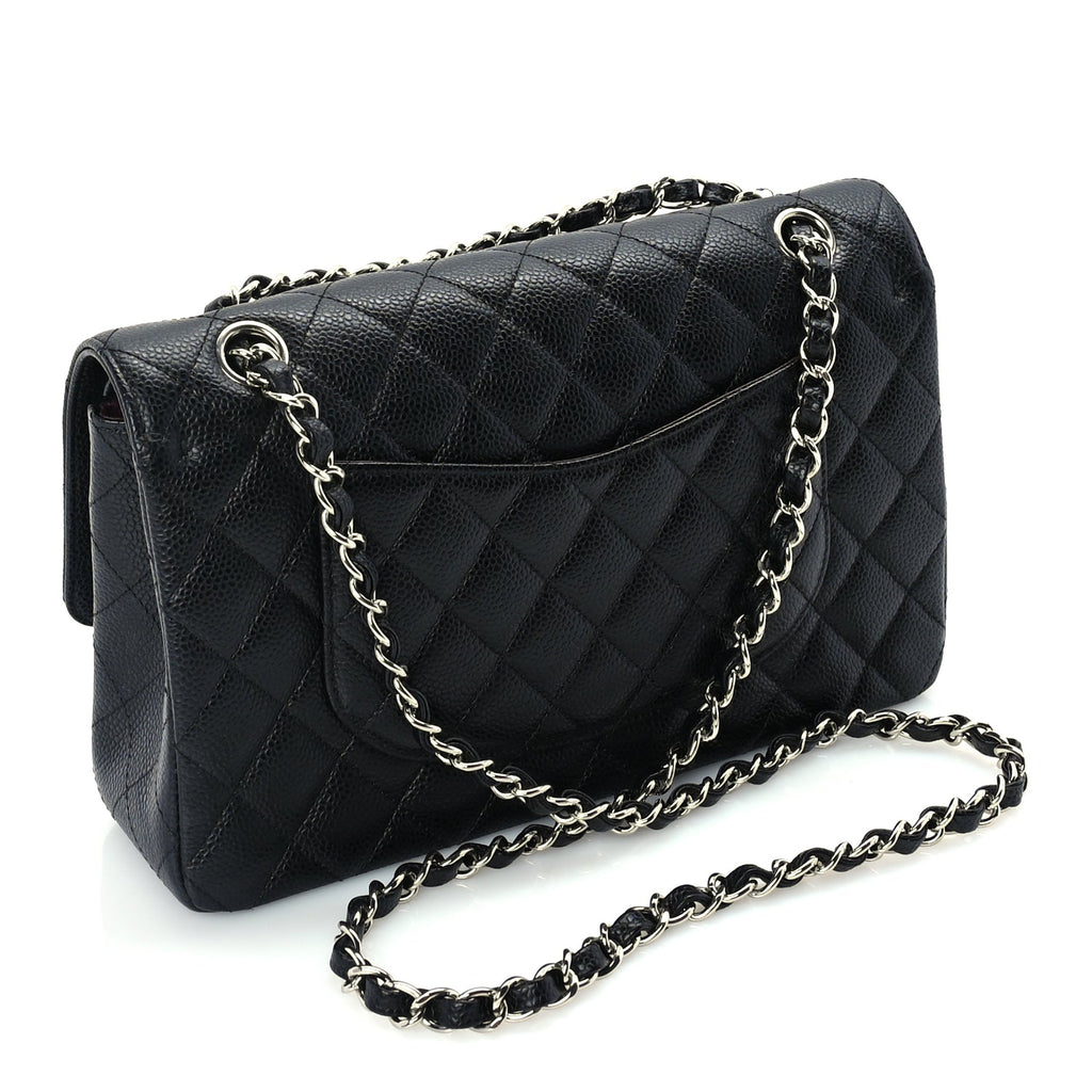 Chanel Caviar Quilted Medium Double Flap Black