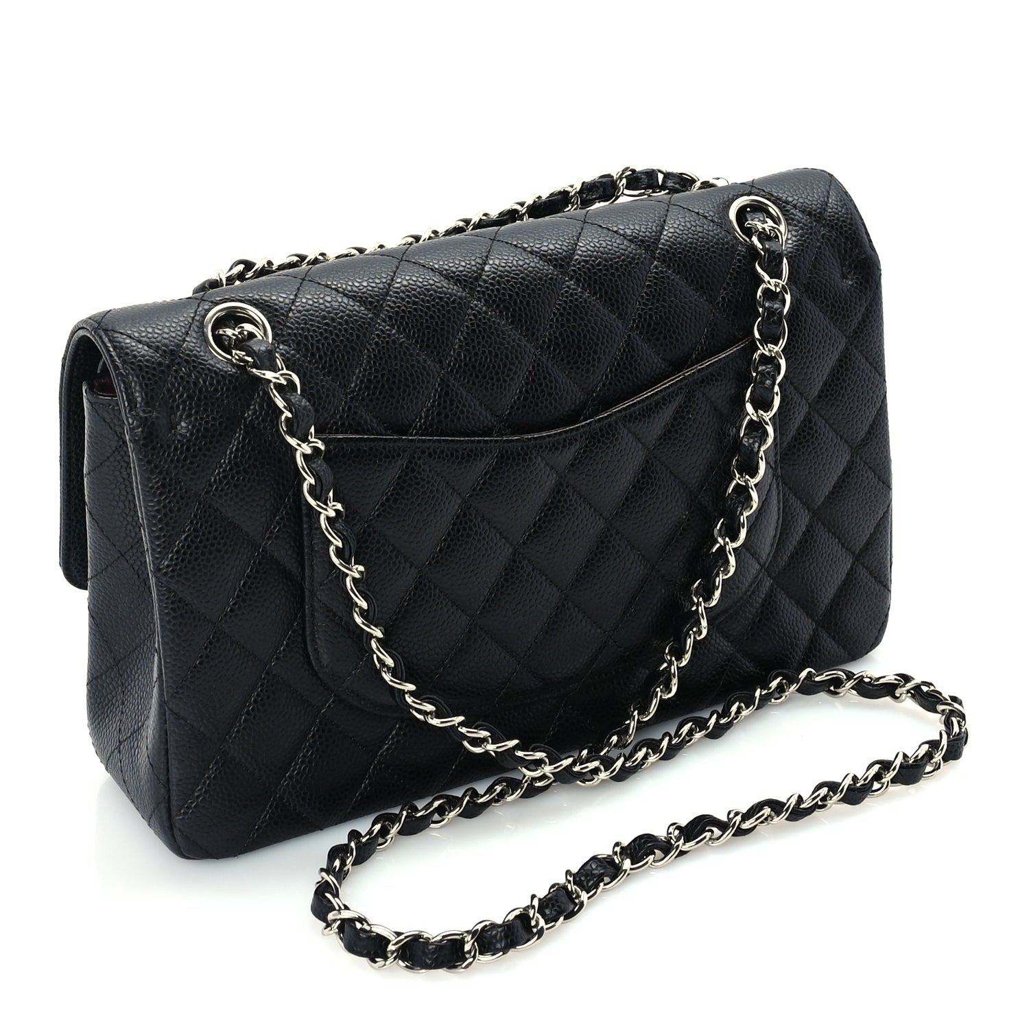 Chanel Caviar Quilted Medium Double Flap Black