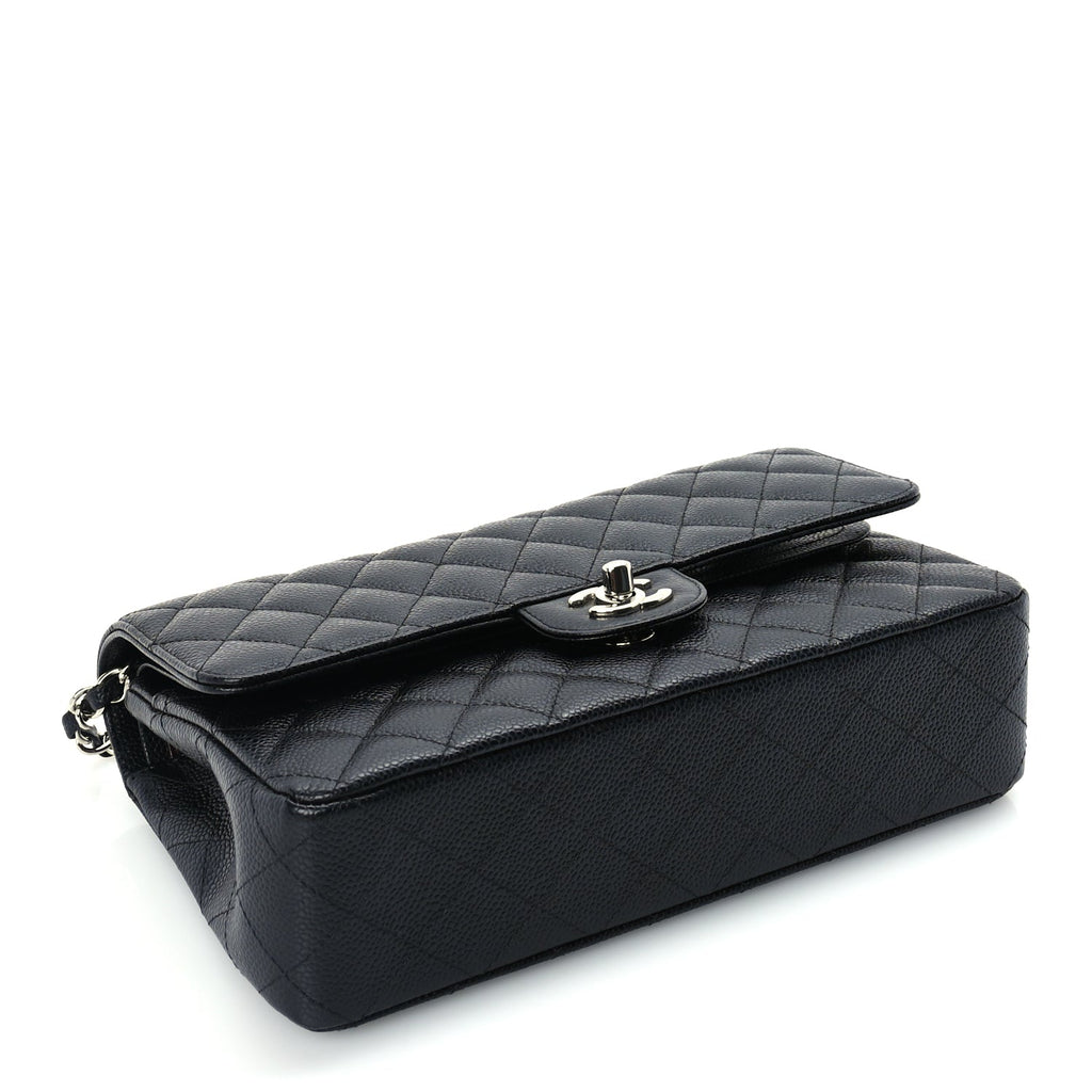 Chanel Caviar Quilted Medium Double Flap Black