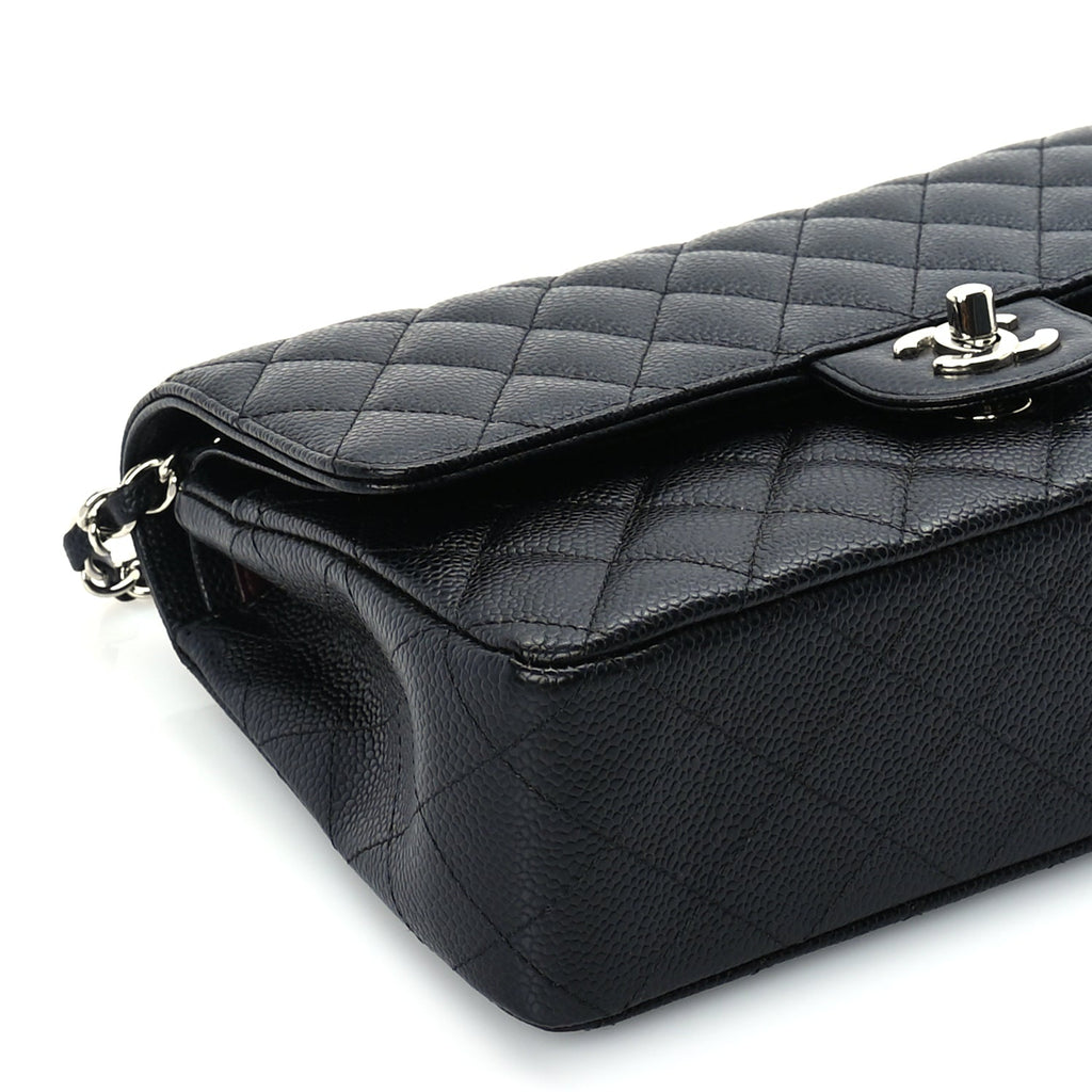 Chanel Caviar Quilted Medium Double Flap Black