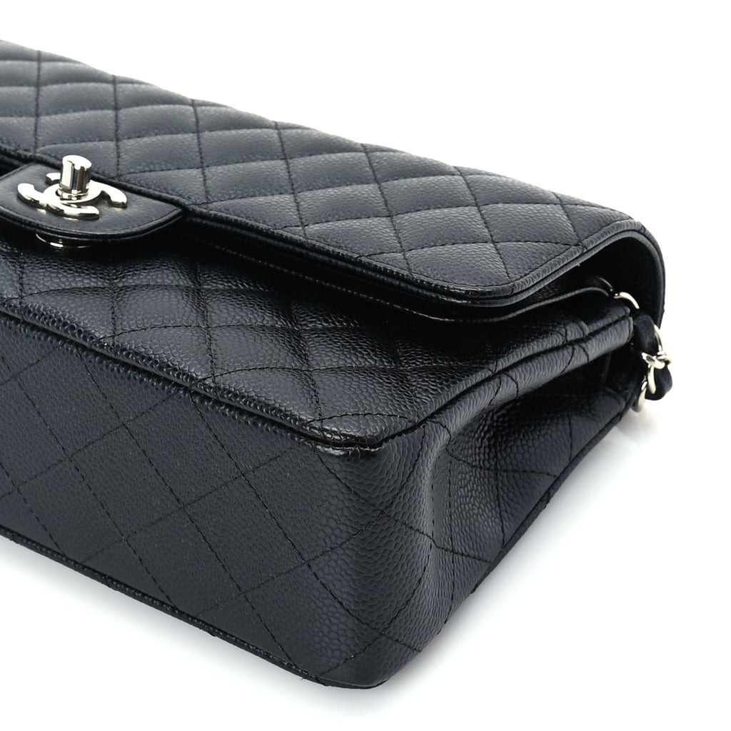 Chanel Caviar Quilted Medium Double Flap Black