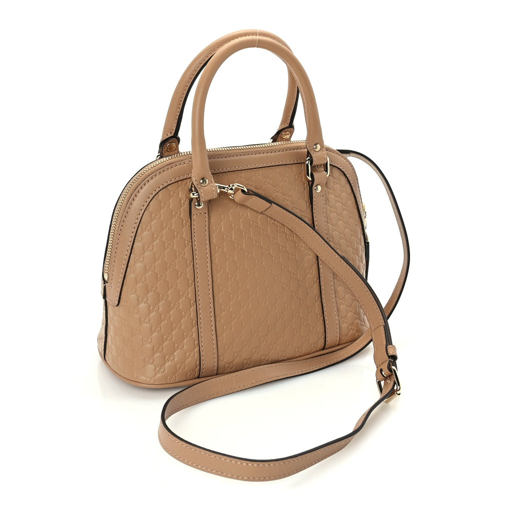 Gucci Soft Microguccissima Mini Dome Bag  Camelia