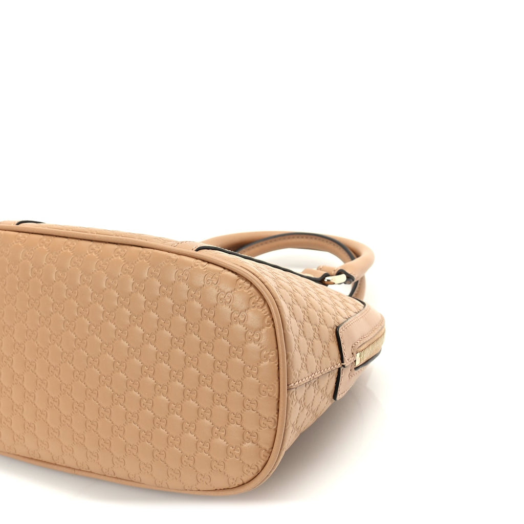 Gucci Soft Microguccissima Mini Dome Bag  Camelia