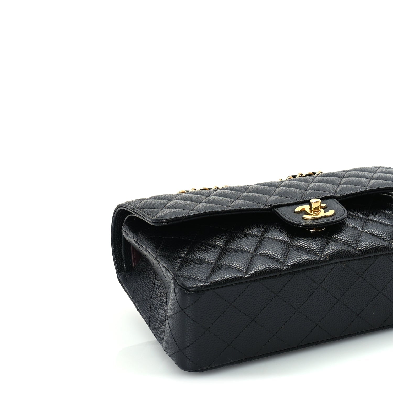 Chanel Caviar Quilted Medium Double Flap  Black