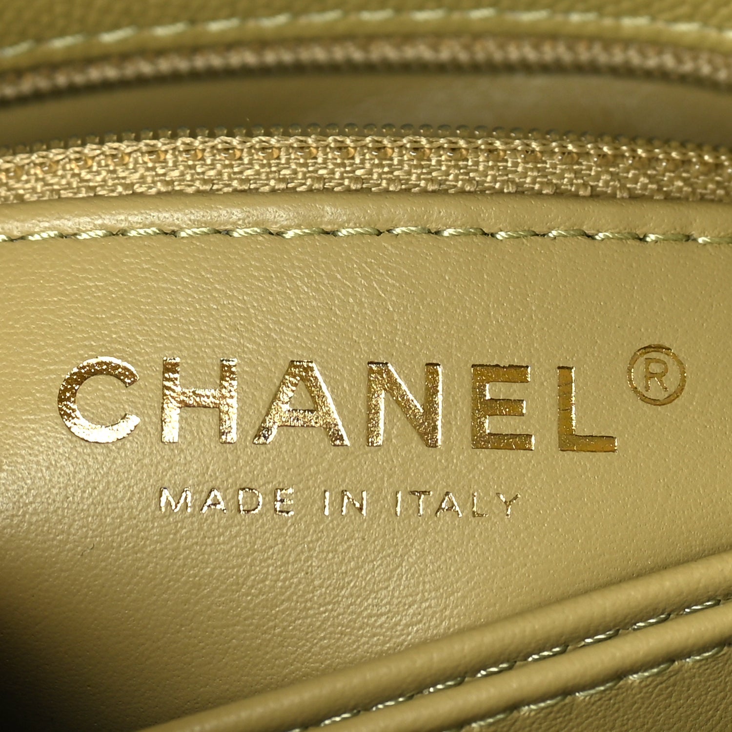 Chanel Caviar Quilted Extra Mini Coco Handle Flap Light Green