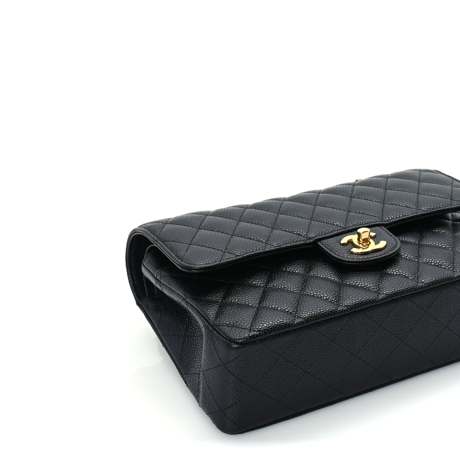 Chanel Caviar Quilted Medium Double Flap Black