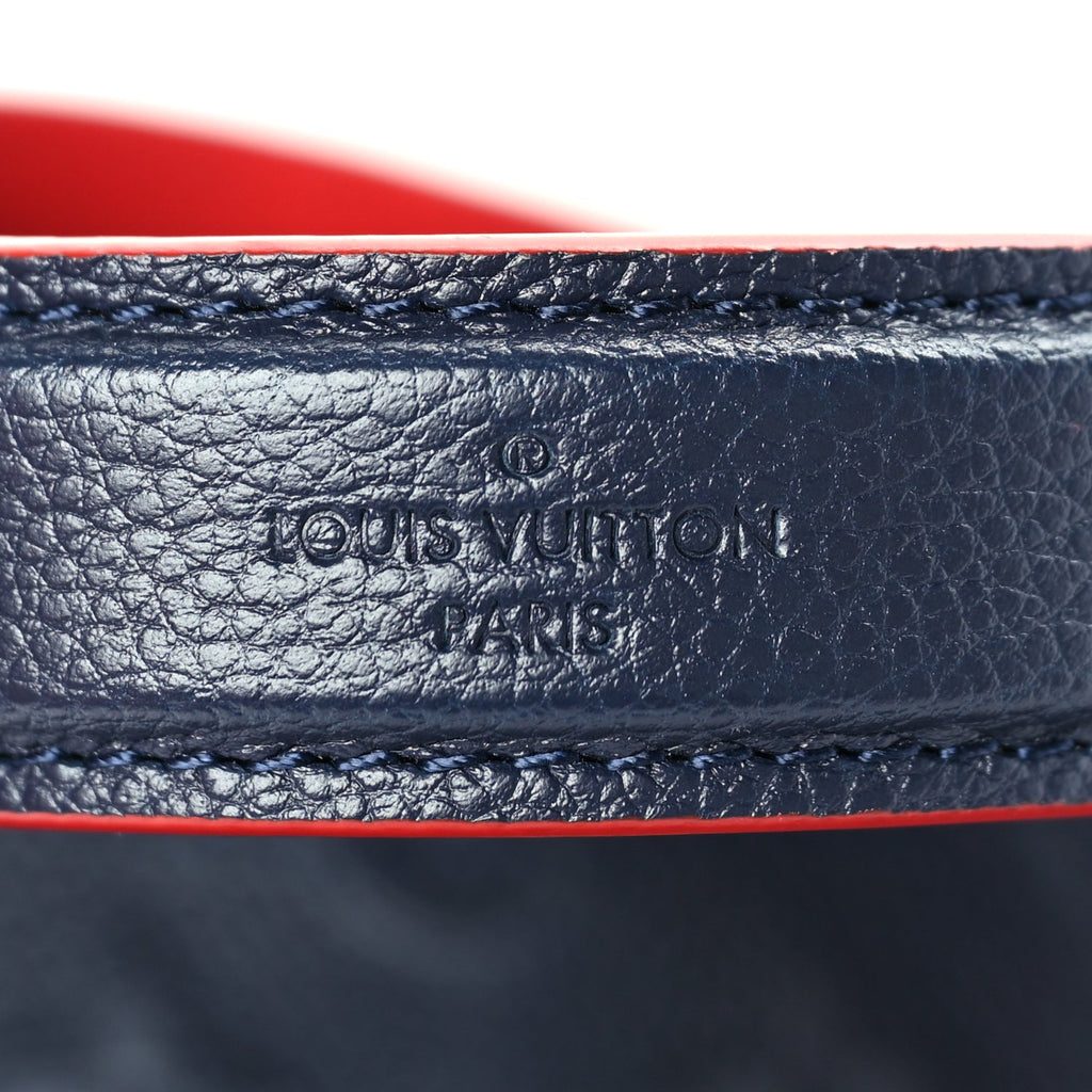 Louis Vuitton Empreinte Neonoe MM Marine Rouge