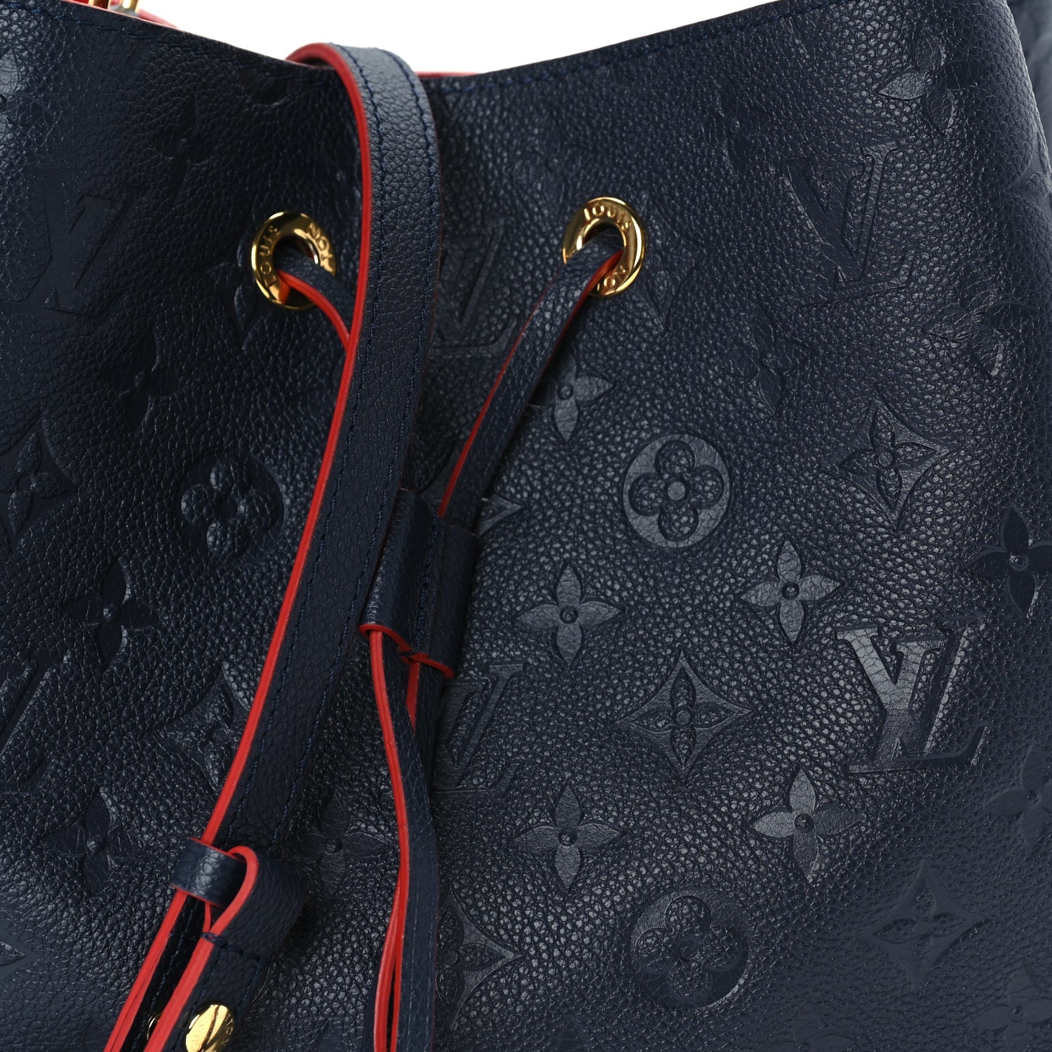 Louis Vuitton Empreinte Neonoe MM Marine Rouge