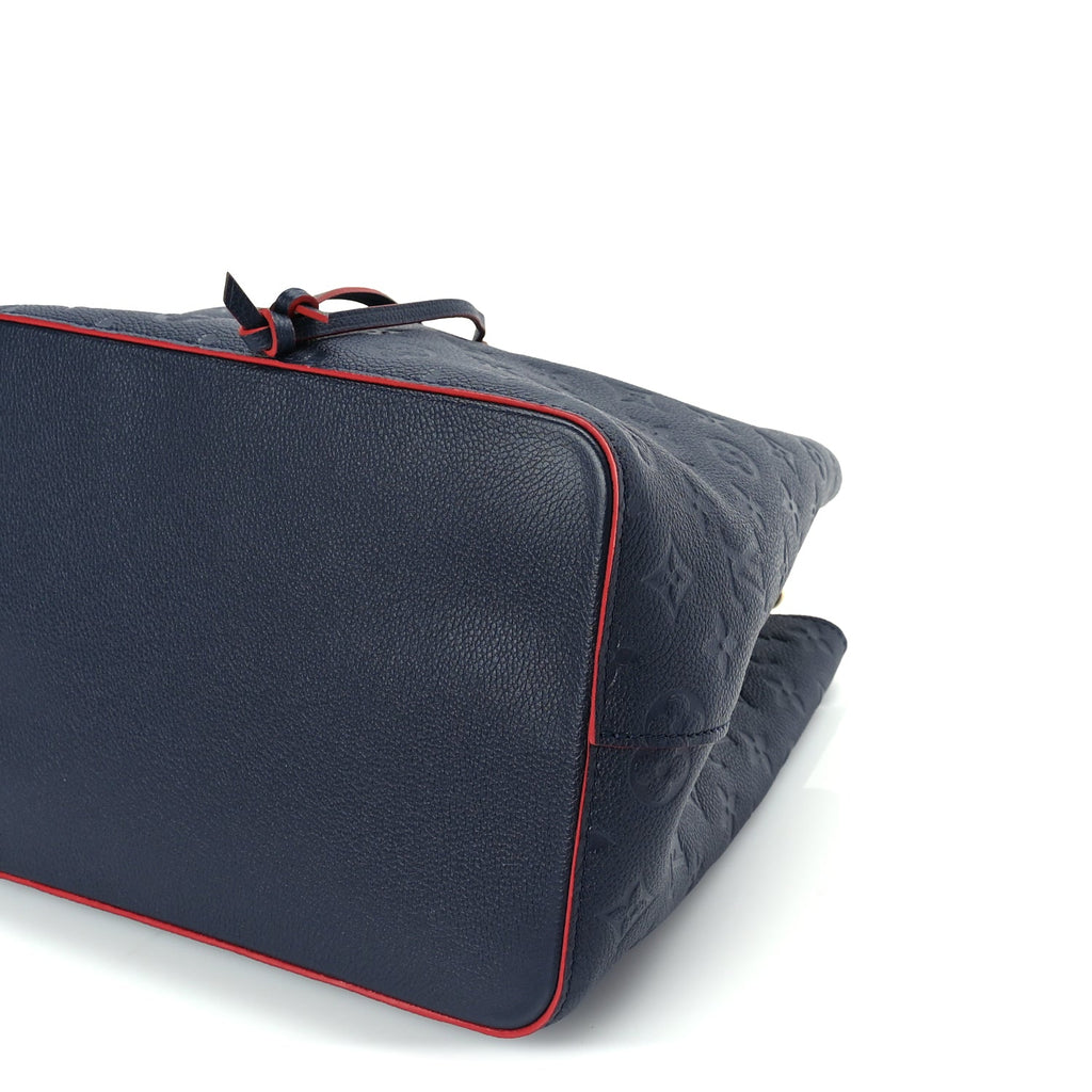 Louis Vuitton Empreinte Neonoe MM Marine Rouge