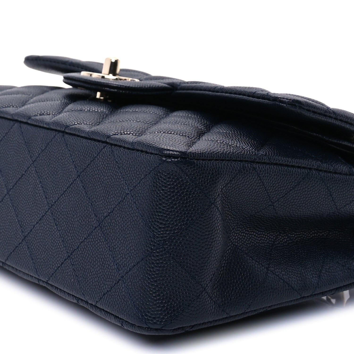 Chanel Caviar Quilted Small Double Flap Dark Navy