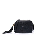 Gucci Pebbled Calfskin Small Soho Disco Bag Black