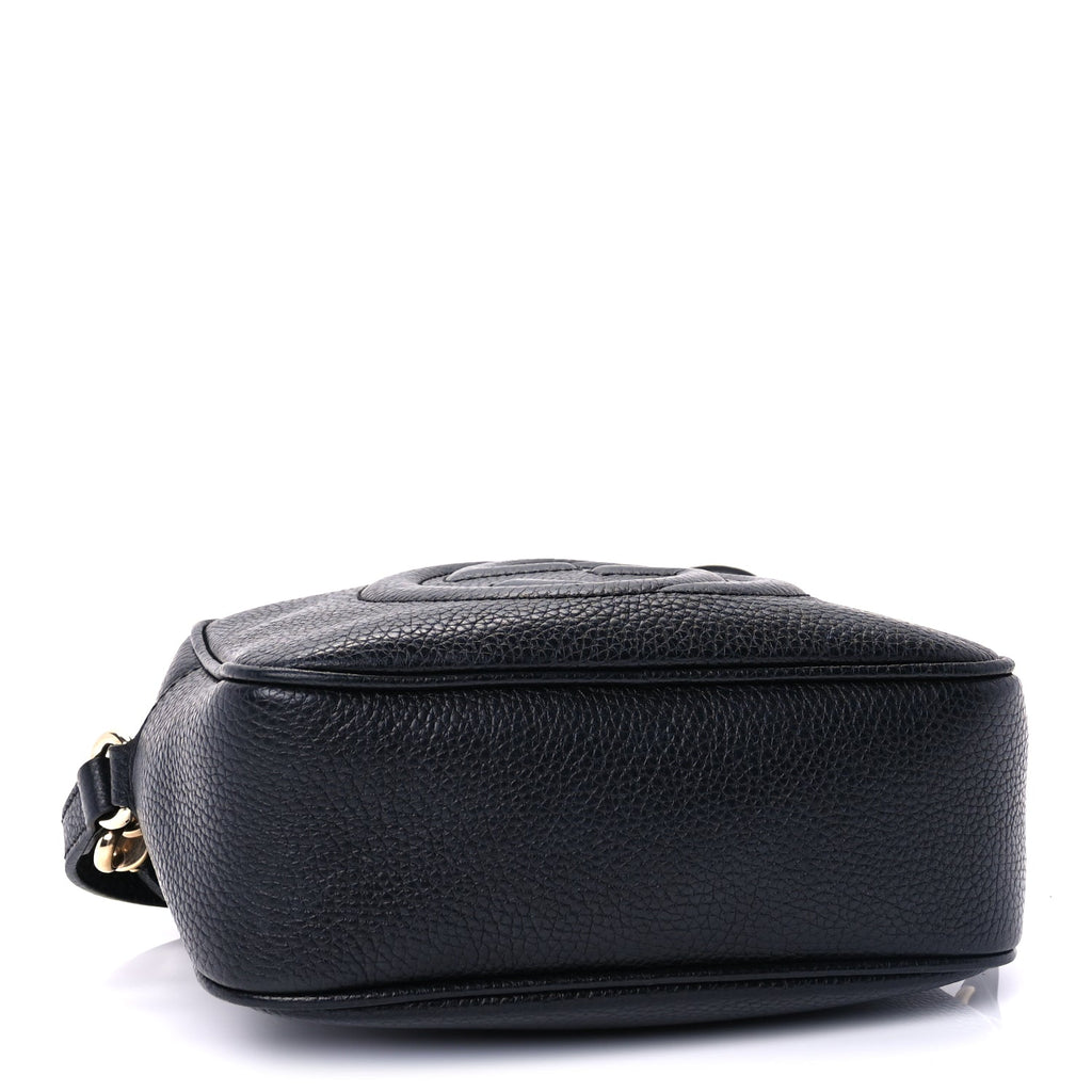 Gucci Pebbled Calfskin Small Soho Disco Bag Black