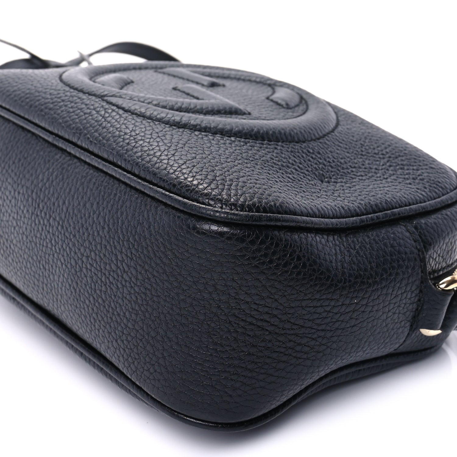 Gucci Pebbled Calfskin Small Soho Disco Bag Black