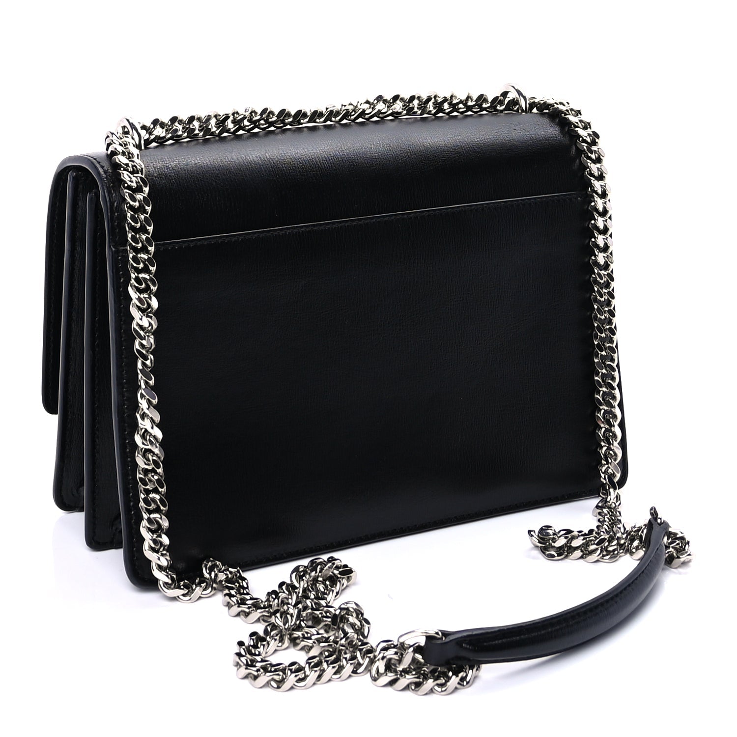 Saint Laurent Calfskin Medium Monogram Sunset Black