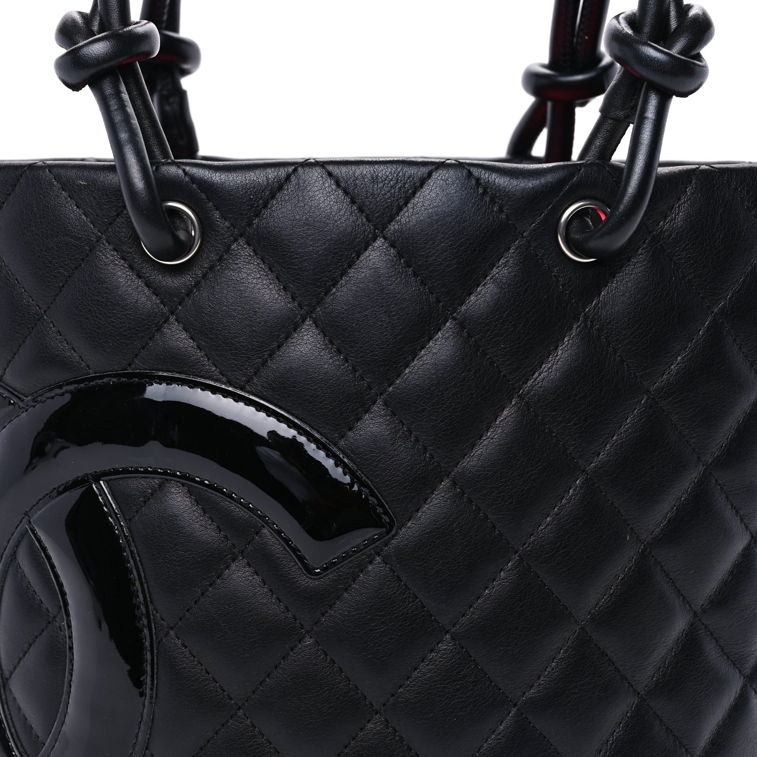 Chanel Calfskin Quilted Medium Cambon Tote Black