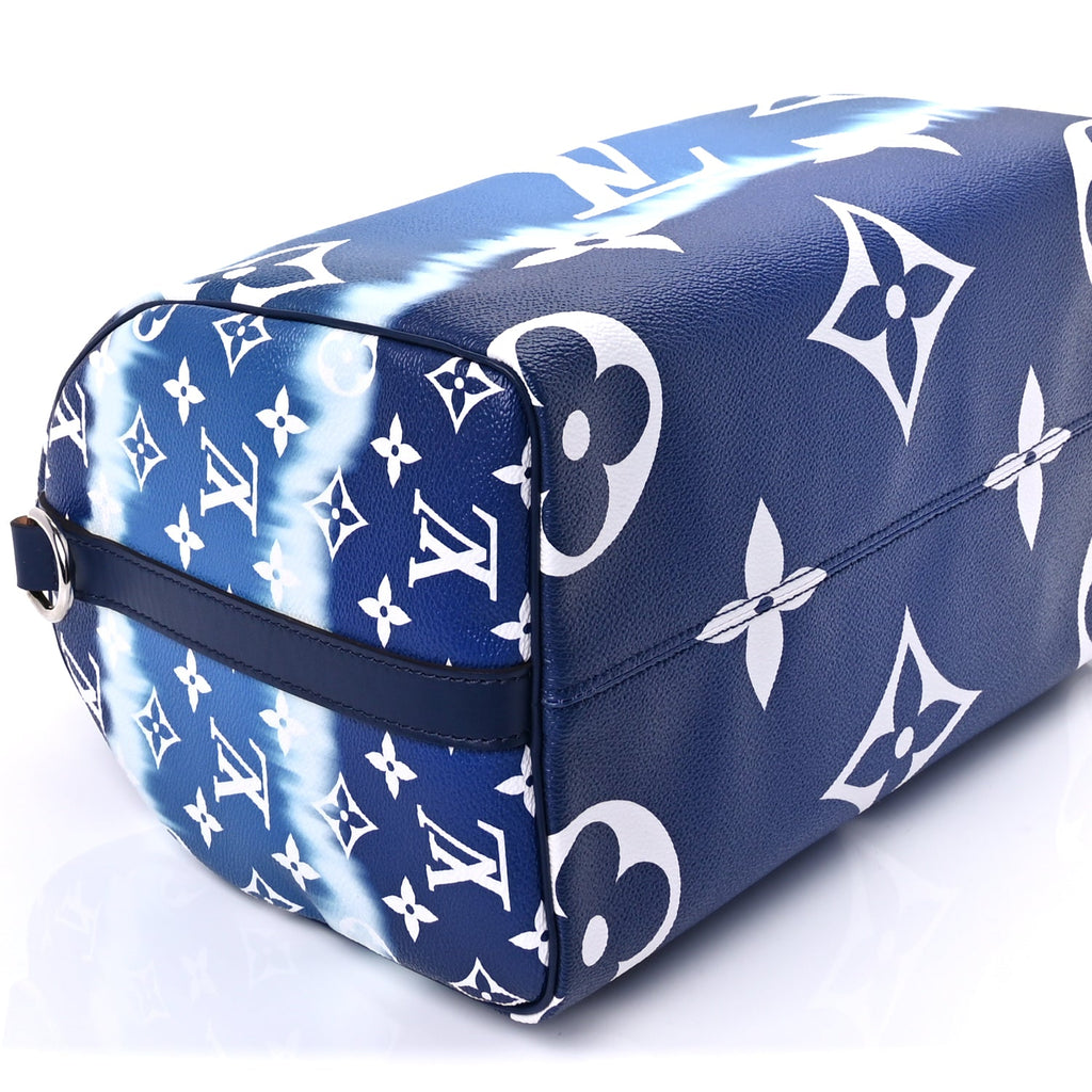 Louis Vuitton Monogram Escale Speedy Bandouliere 30 Blue