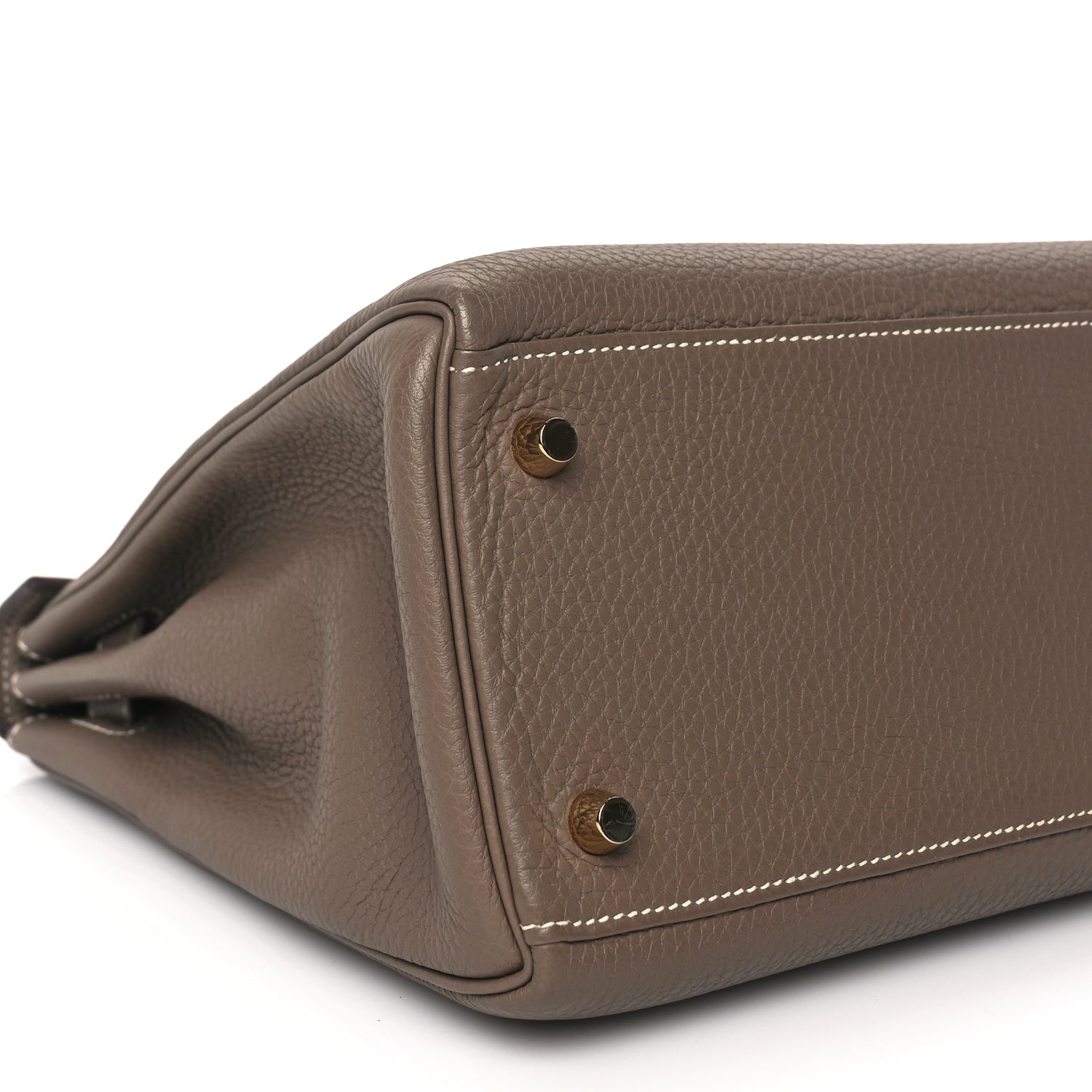 Hermes Taurillon Clemence Kelly Retourne 28 Etoupe
