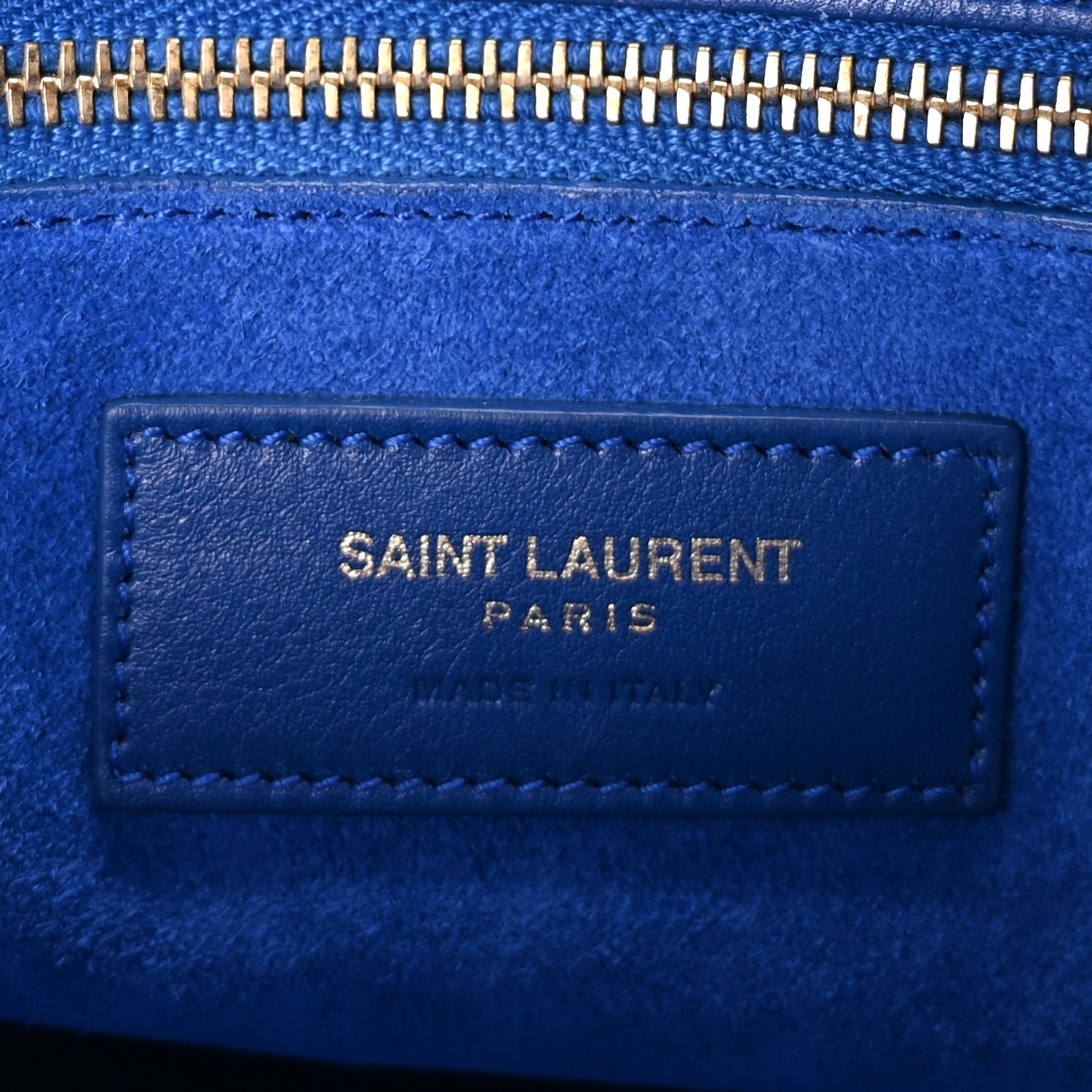 Saint Laurent Calfskin Small Sac De Jour  Outremer