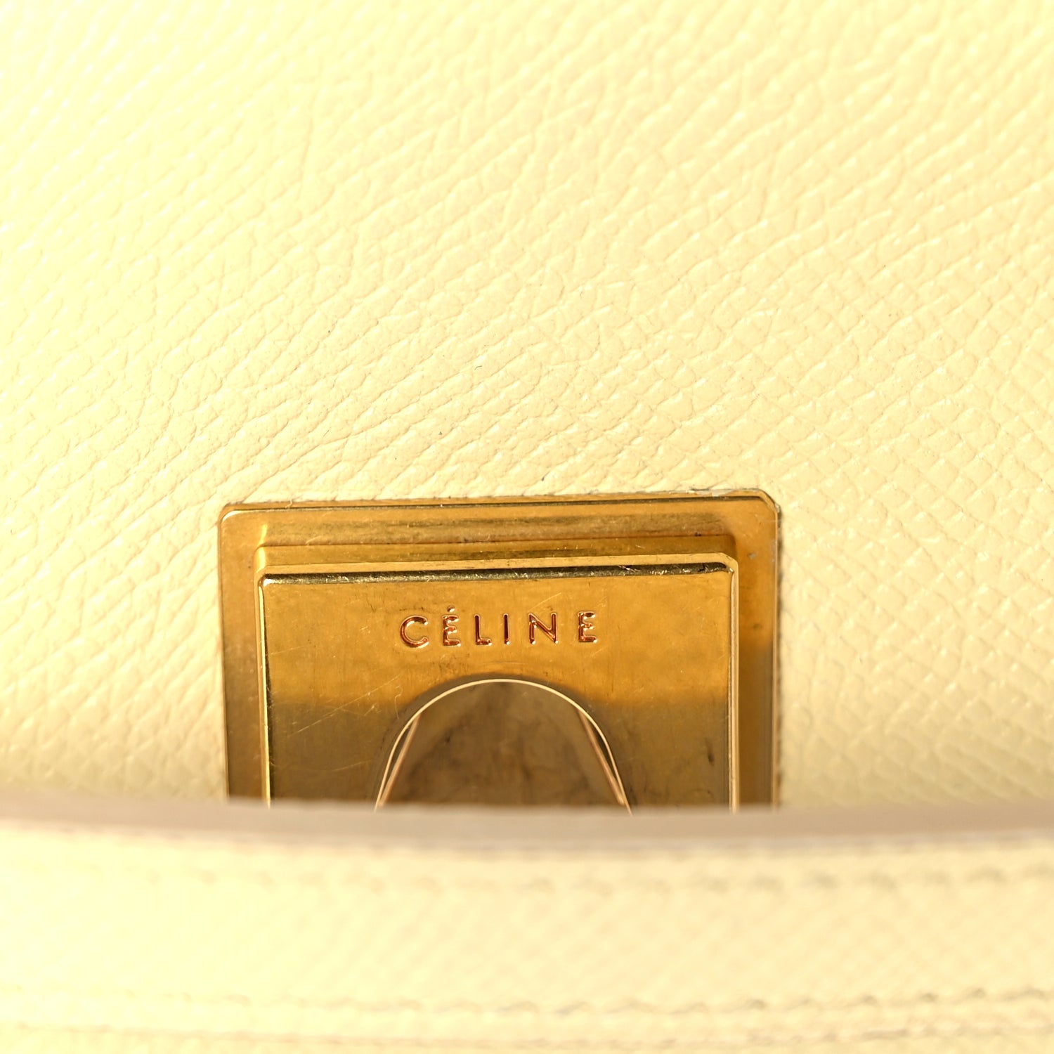 Celine Grained Calfskin Nano Belt Bag Linen