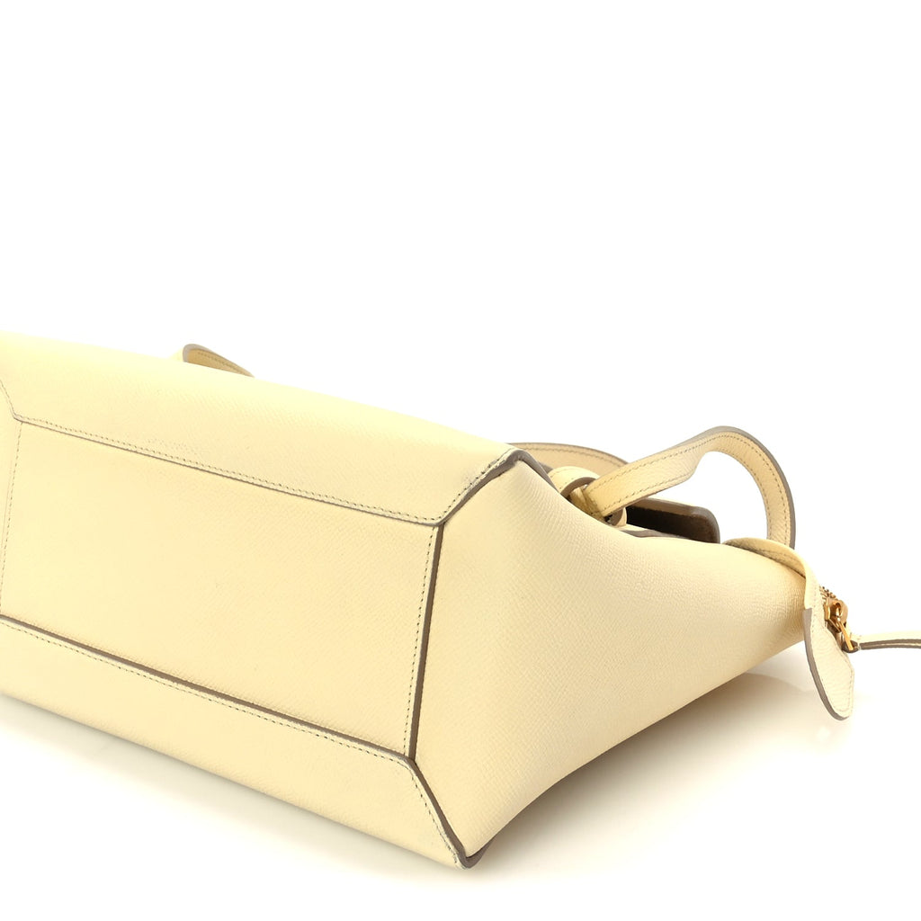 Celine Grained Calfskin Nano Belt Bag Linen