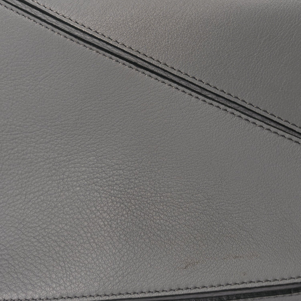 Loewe Calfskin Large Puzzle Bag Grey