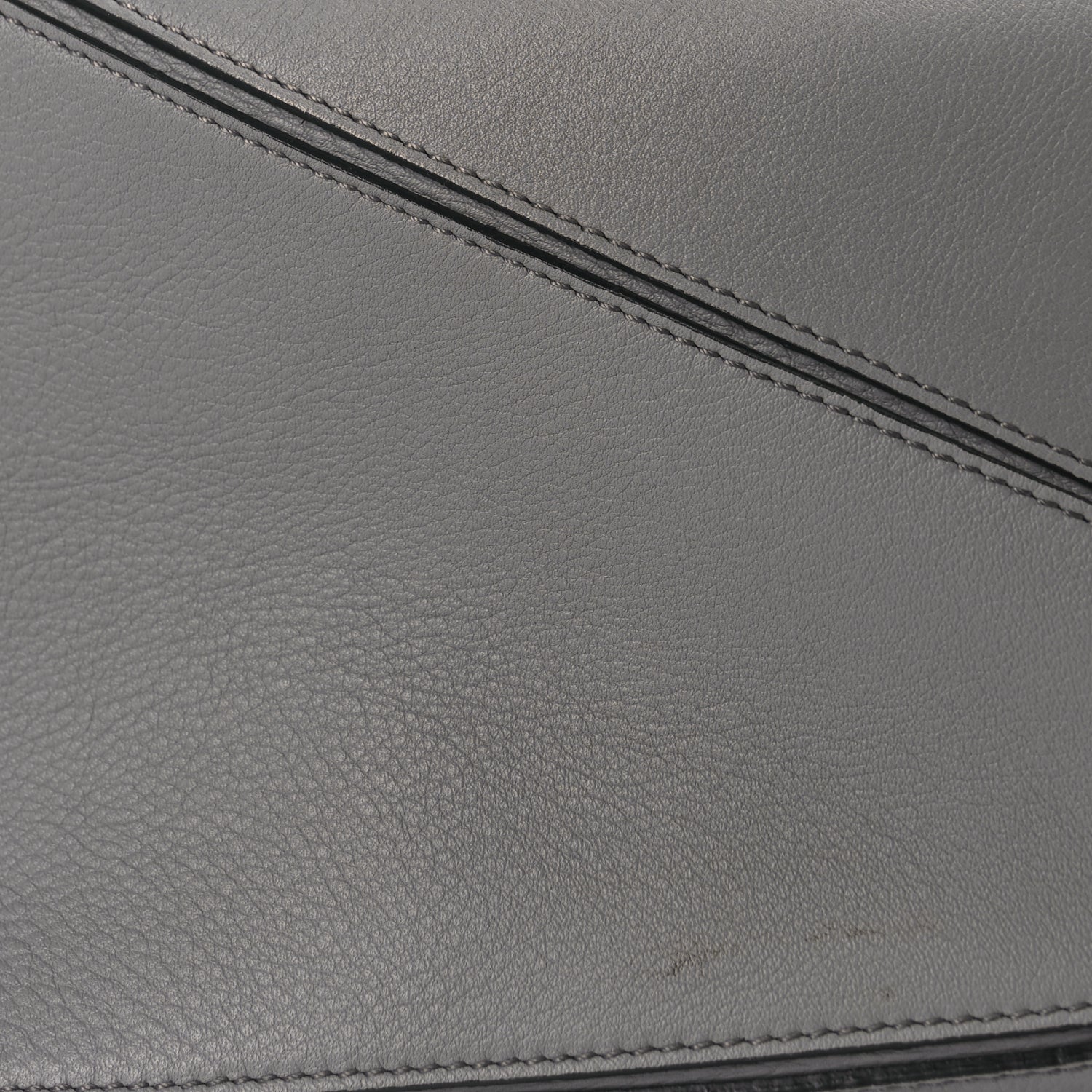 Loewe Calfskin Large Puzzle Bag Grey