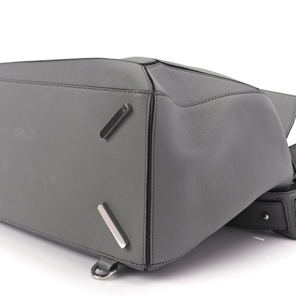 Loewe Calfskin Large Puzzle Bag Grey