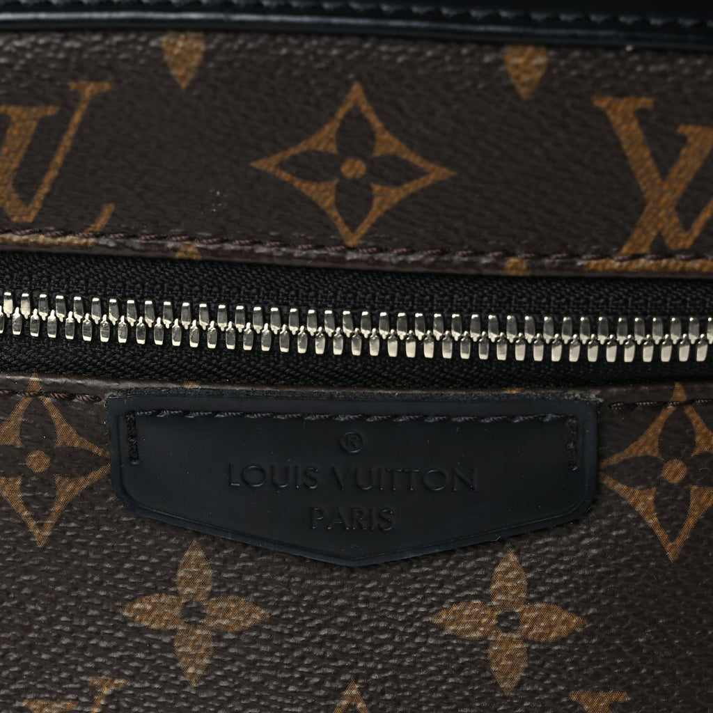Louis Vuitton Monogram Macassar Josh Backpack Black