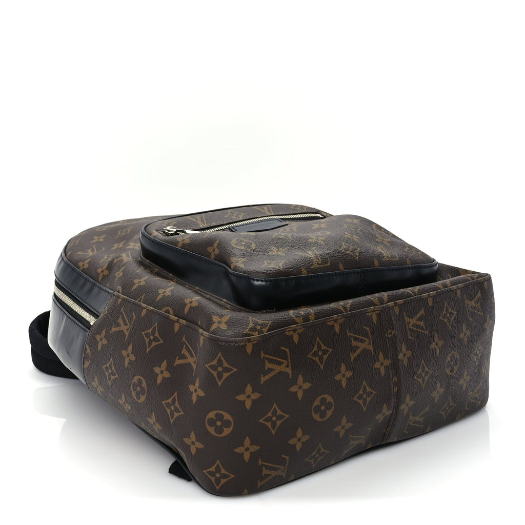 Louis Vuitton Monogram Macassar Josh Backpack Black
