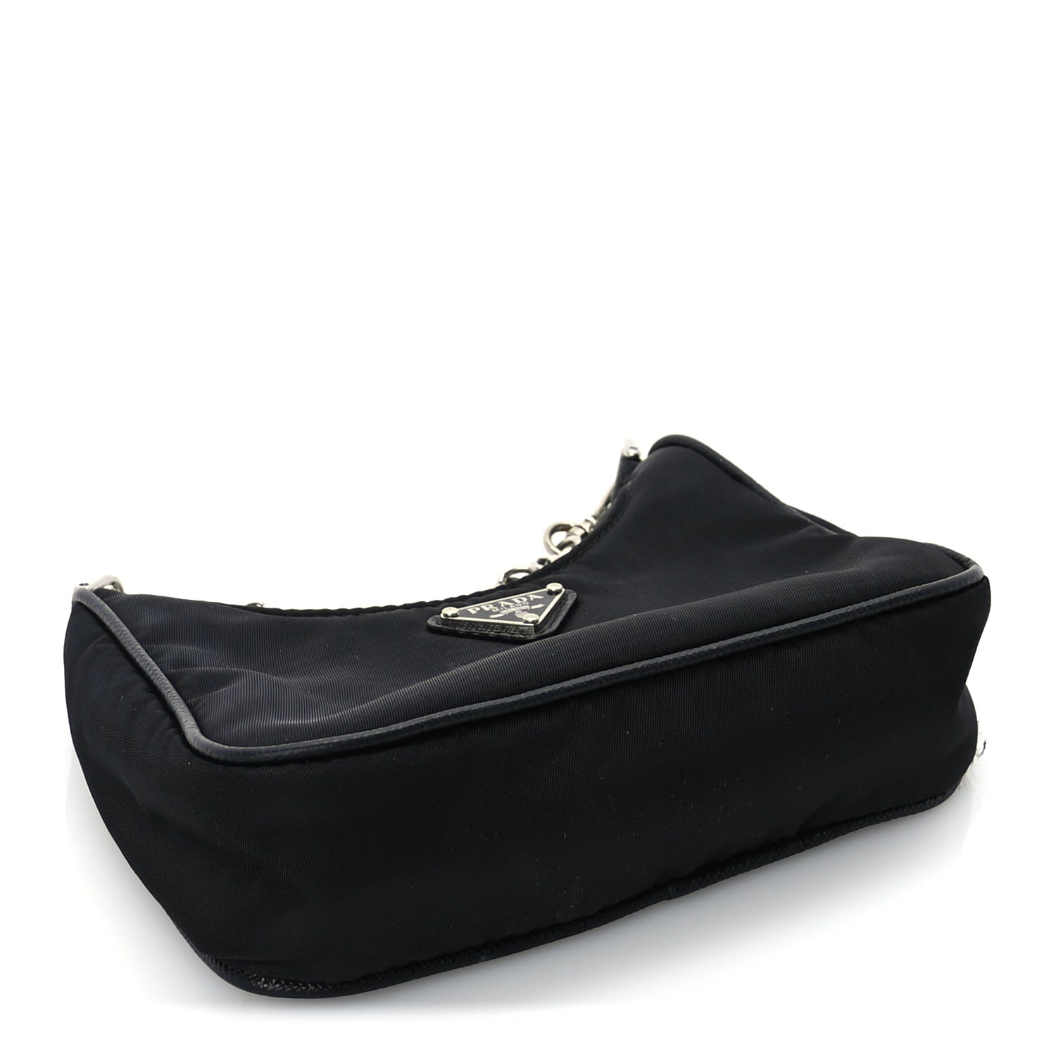 Prada Tessuto Nylon Mini Re-Edition 2000 Shoulder Bag Black