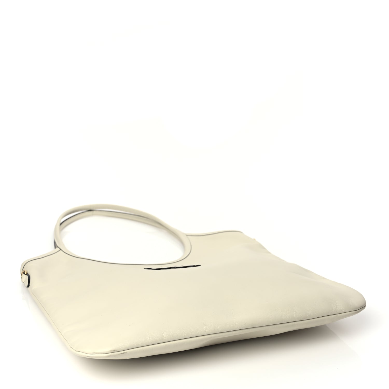 Miu Miu Nappa Ivy Bag Travertine Stone