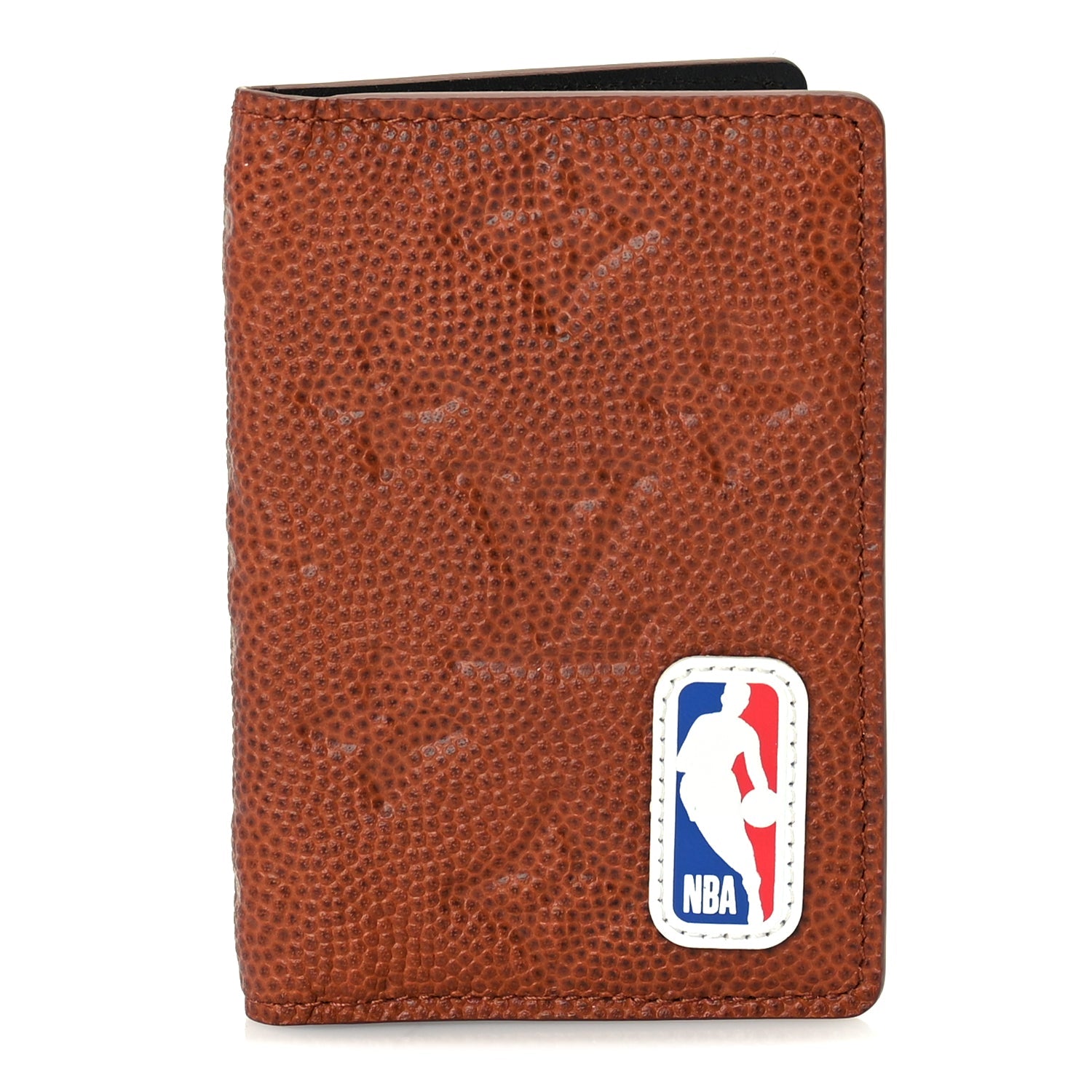 Louis Vuitton X NBA Grained Calfskin Monogram Pocket Organizer  Brick Orange