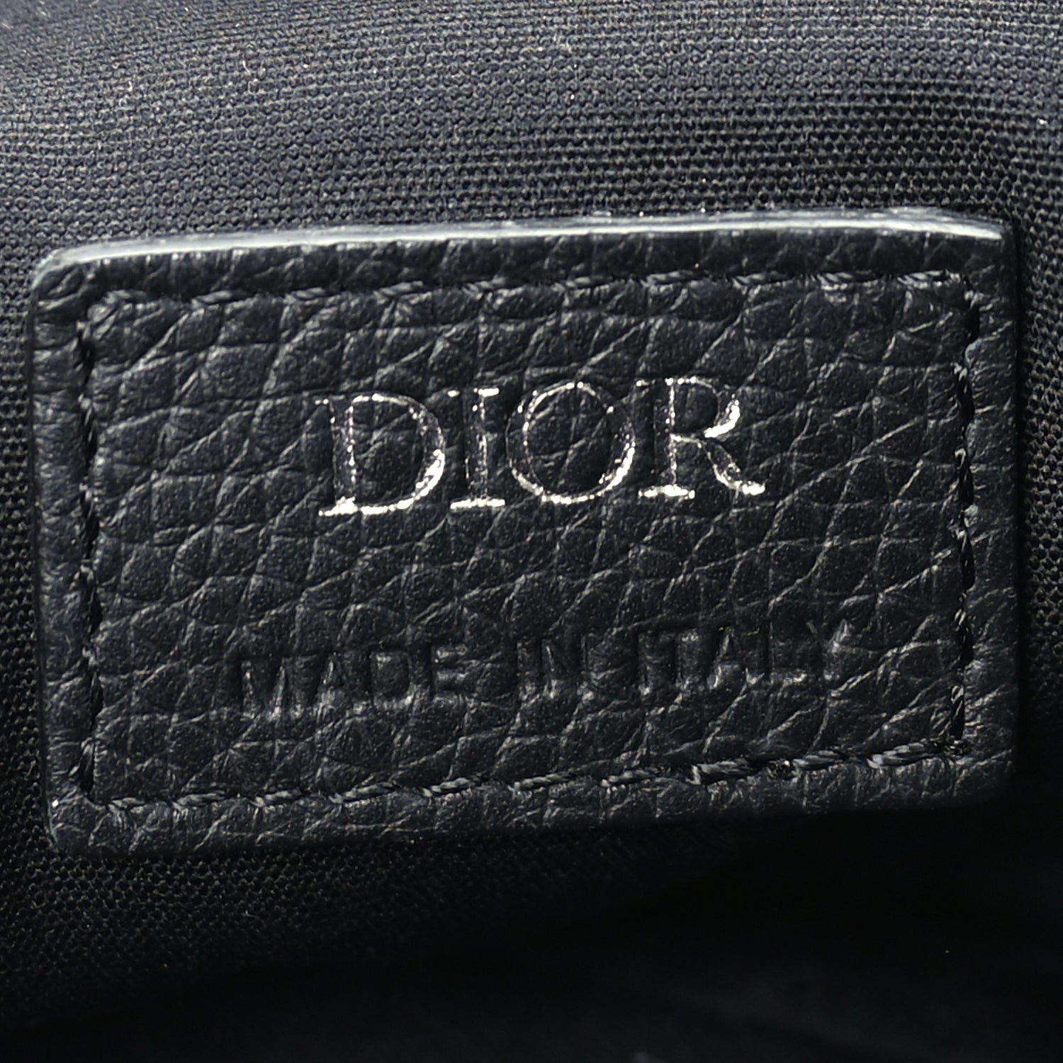 Christian Dior Oblique Mens Saddle Bag  Blue