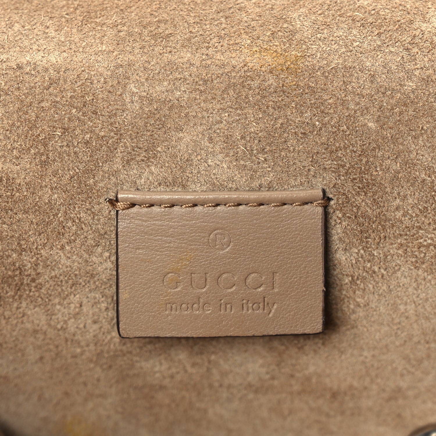 Gucci GG Supreme Monogram Small Dionysus Shoulder Bag  Taupe