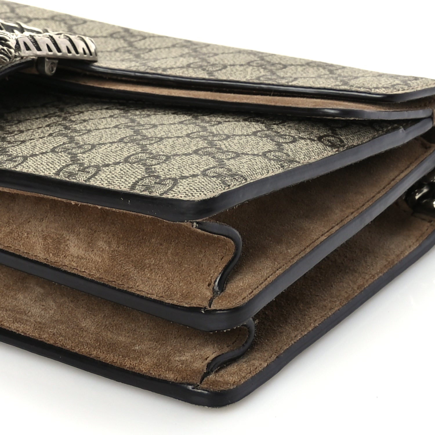 Gucci GG Supreme Monogram Small Dionysus Shoulder Bag  Taupe
