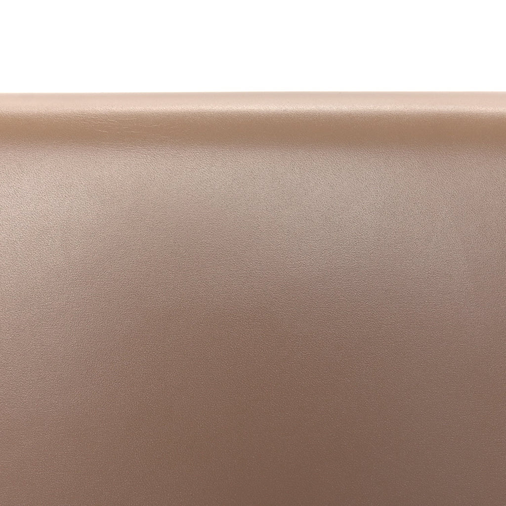 Saint Laurent Box Calfskin Mini Voltaire Top Handle Bag  Dark Toffee