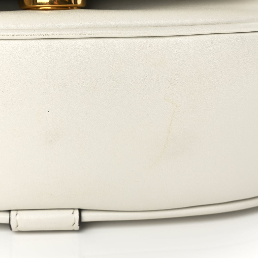 Fendi Vitello Brenta Cher Small Fendi C'mon White