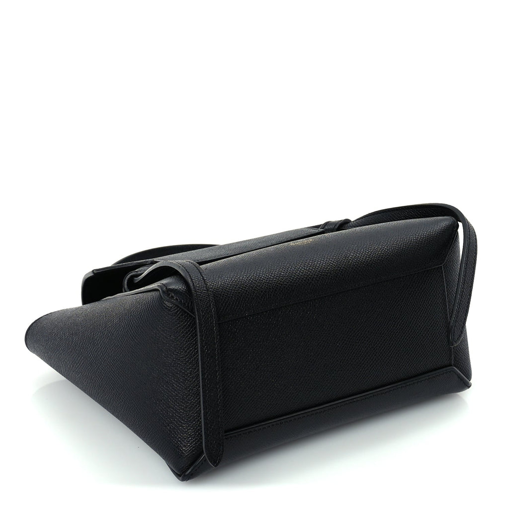 Celine Grained Calfskin Nano Belt Bag Black