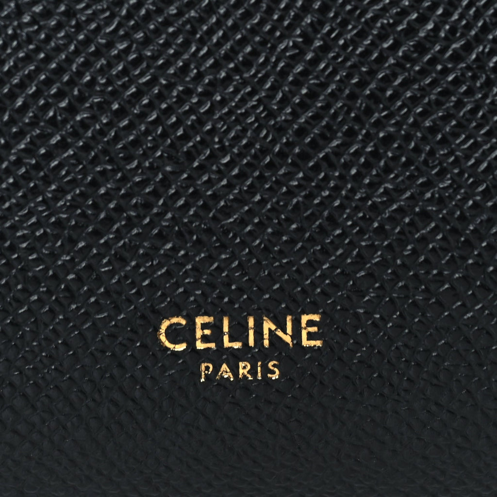 Celine Grained Calfskin Nano Belt Bag Black