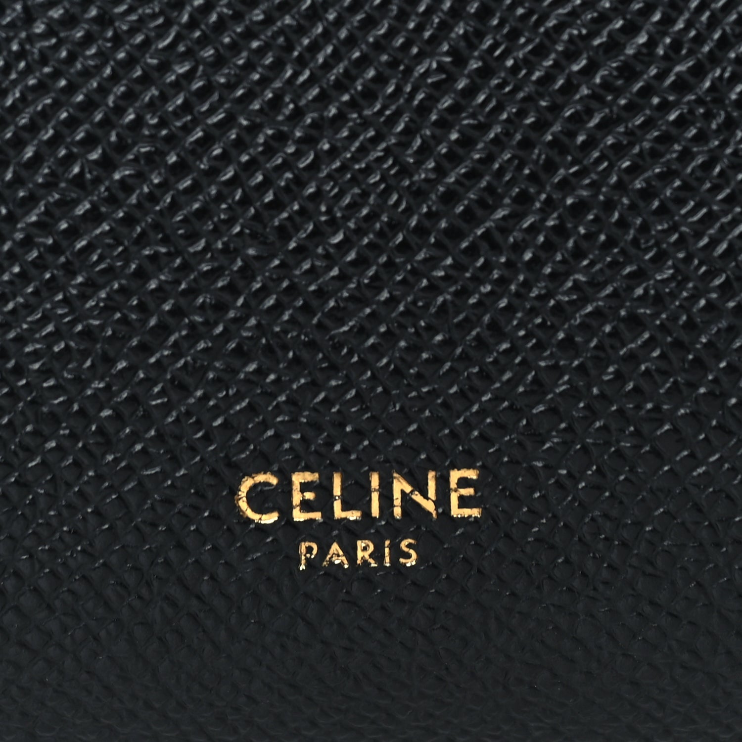 Celine Grained Calfskin Nano Belt Bag Black