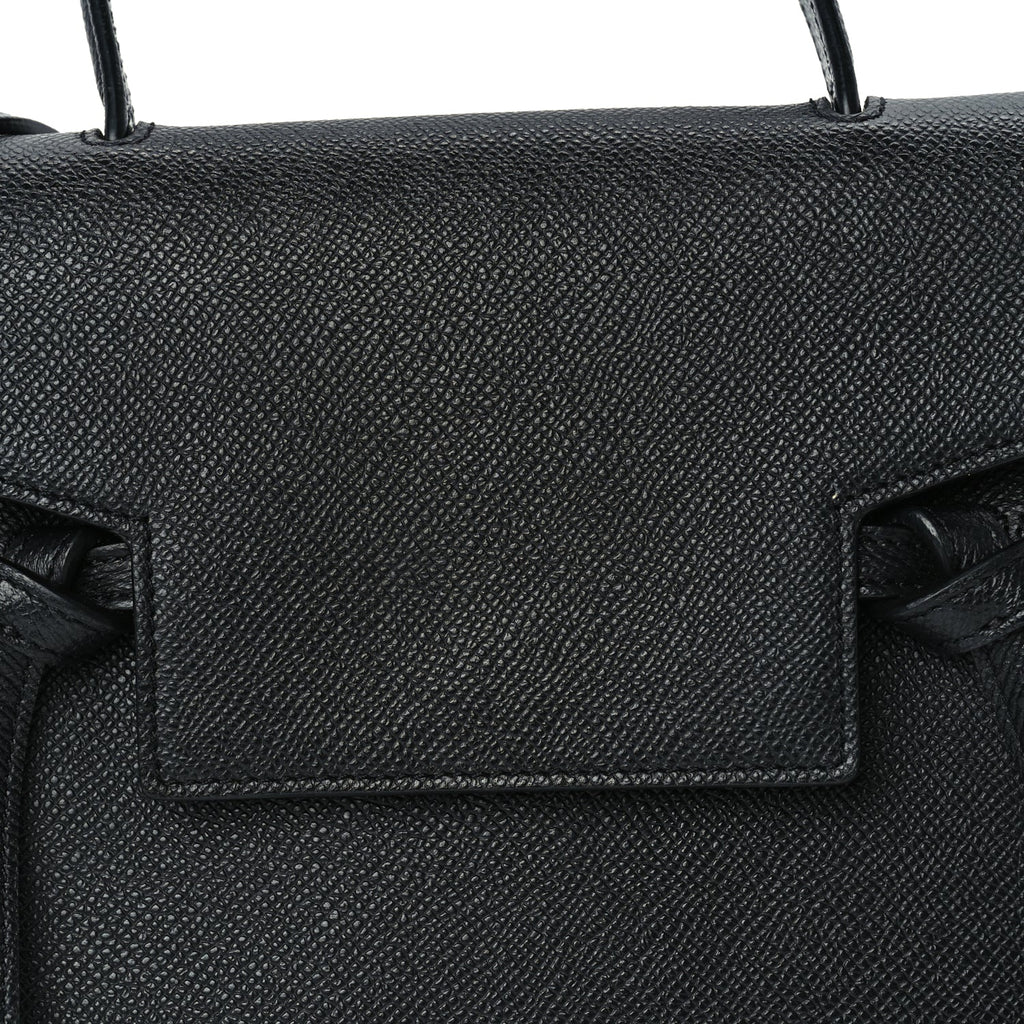 Celine Grained Calfskin Nano Belt Bag Black
