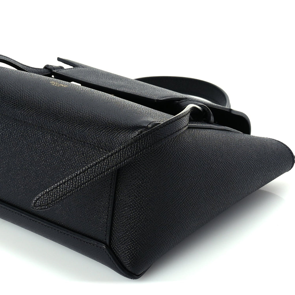 Celine Grained Calfskin Nano Belt Bag Black